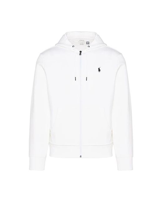 Zip-Throughs di Polo Ralph Lauren in White da Uomo