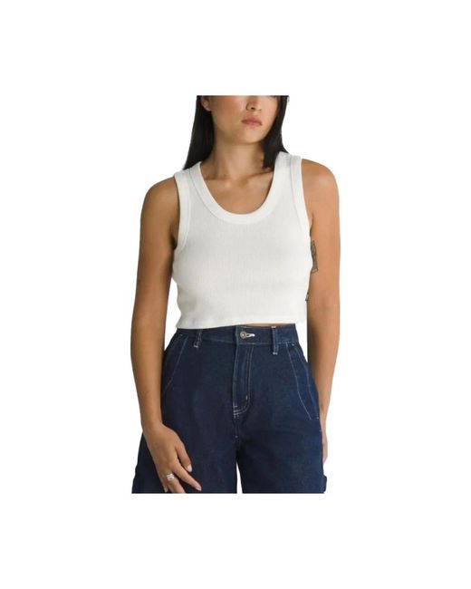 Sleeveless Tops Vans de color Blue