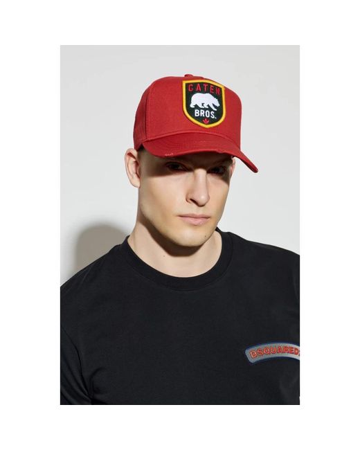 Caps DSquared² pour homme en coloris Red