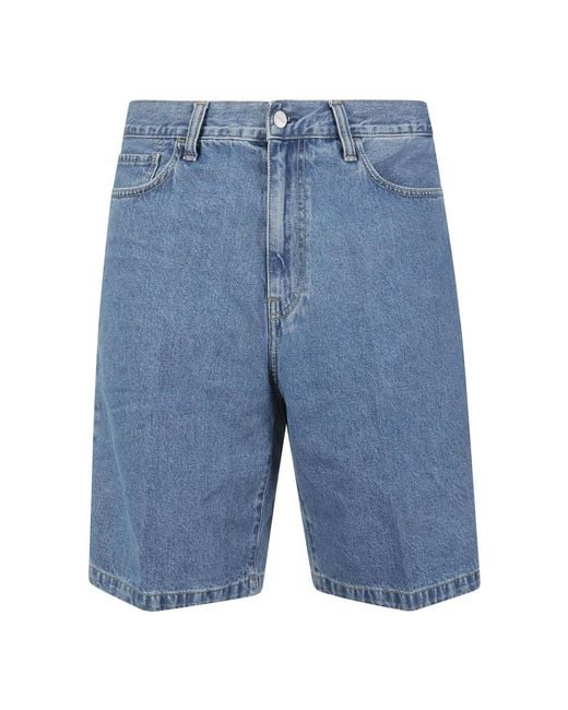 Carhartt Blue Denim Shorts for men