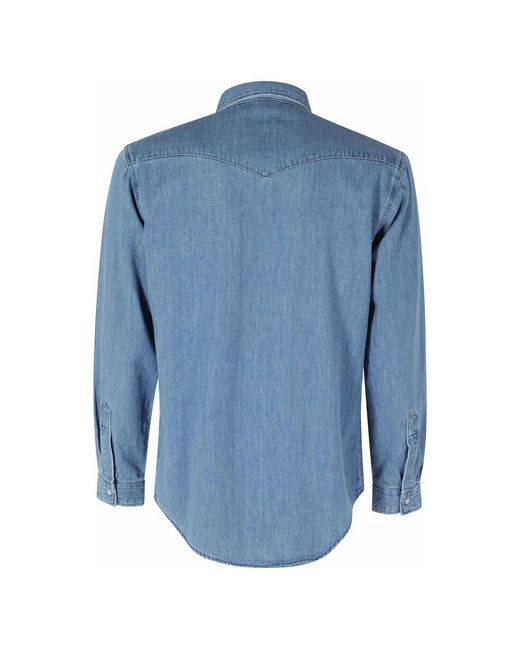 Denim Shirts Edwin de hombre de color Blue