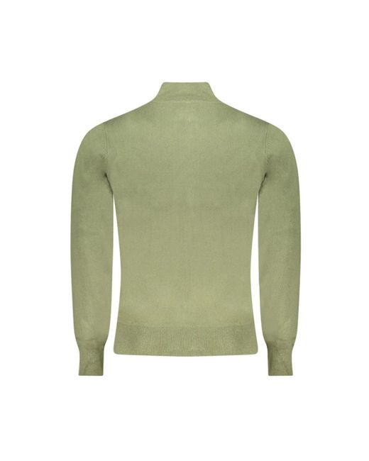 North Sails Truien & Vesten ,Groen ,Nylon Groene Nylon Vest Met Borduursel in het Green voor heren