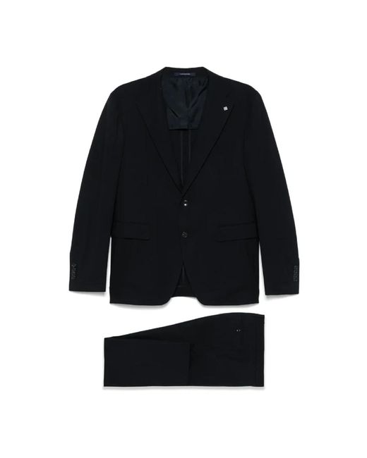 Single Breasted Suits Tagliatore de hombre de color Black