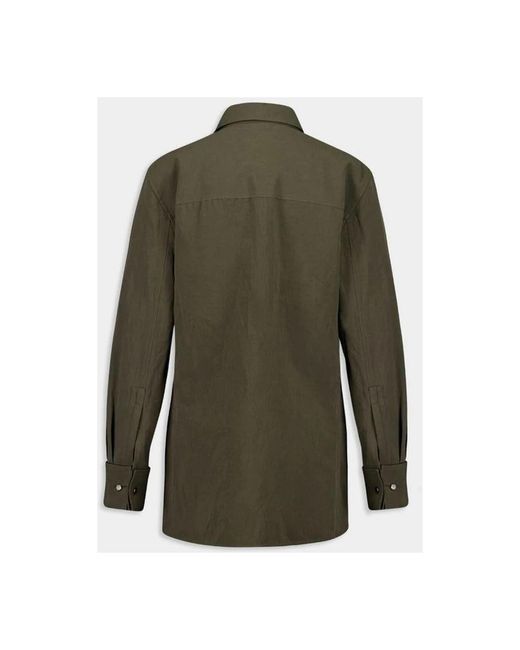 Saint Laurent Overhemden ,Groen ,Casual Shirts in het Green