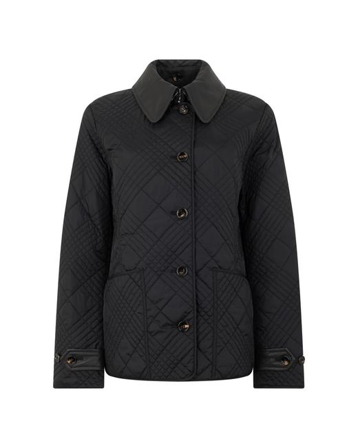 Burberry Gevulde Jas in het Black