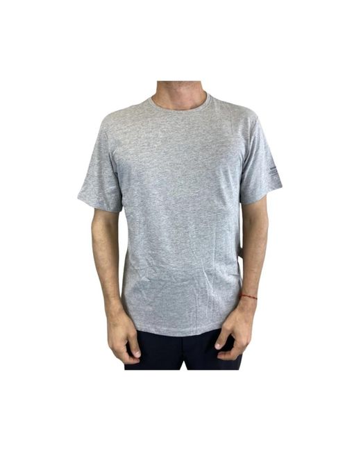 Ecoalf Kurzarmiges graues t-shirt in Blue für Herren