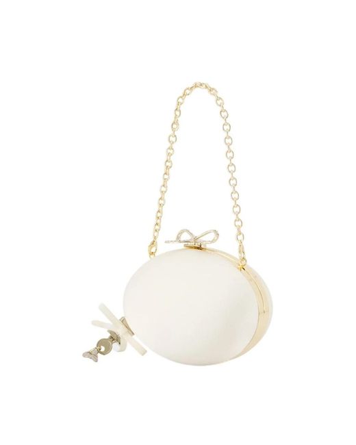 Self-Portrait White Shoulder Bags