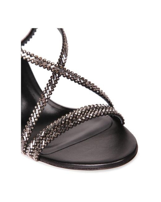 Casadei Metallic High Heel Sandals