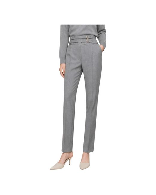 Kocca Gray Slim-Fit Trousers