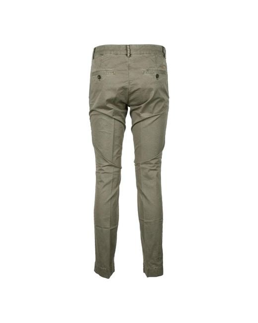 Mason's Gray Slim-Fit Trousers