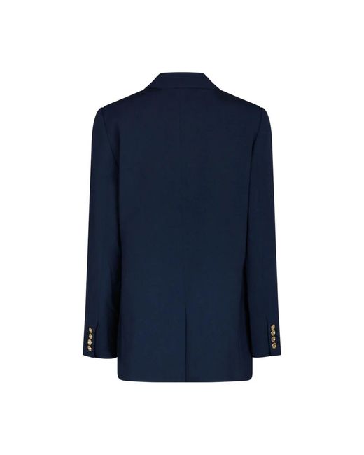 Michael Kors Jassen ,Blauw ,Midnight Double Breasted Blazer in het Blue
