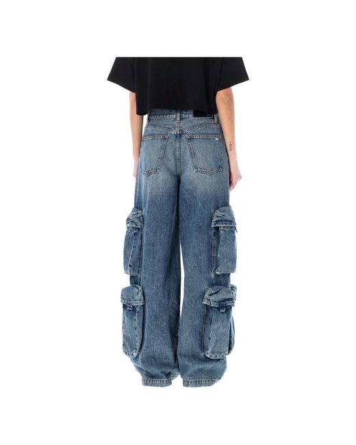 Amiri Blue Loose-Fit Jeans