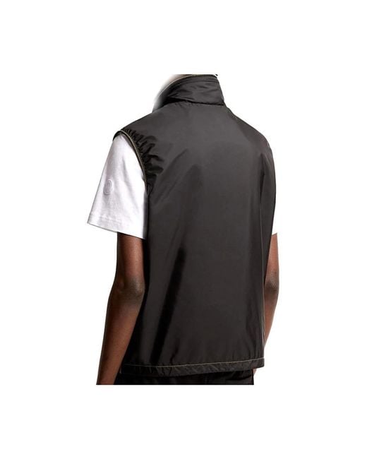 Moncler Black Waistcoats for men