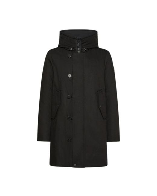 Peuterey Parka Met Donsveren Vulling in het Black voor heren