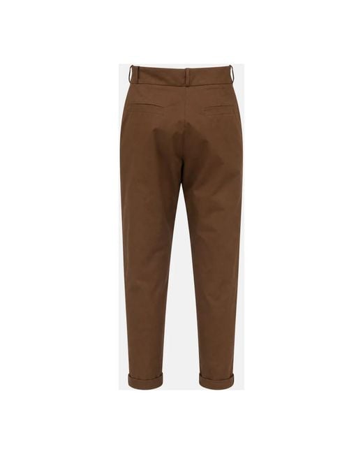 Imperial Brown Tapered Trousers