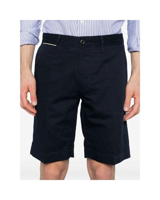 Casual Shorts di Incotex in Blue da Uomo