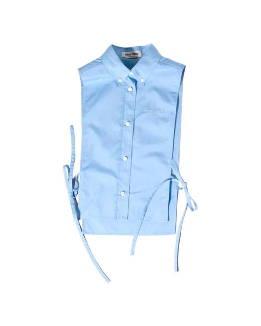Miu Miu Blue Shirts