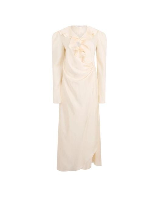 Philosophy Di Lorenzo Serafini Natural Wrap Dresses