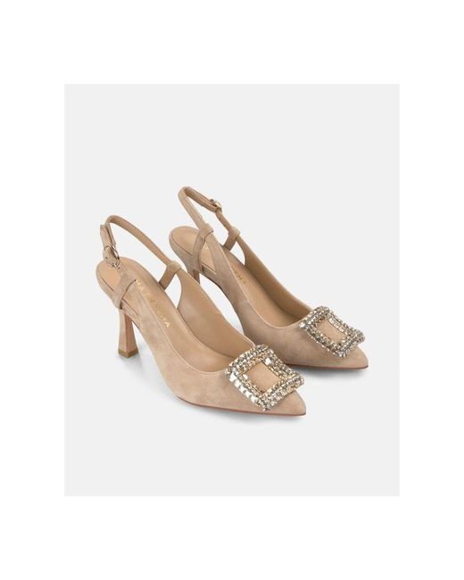 Alma En Pena. White Brosche absatzschuh
