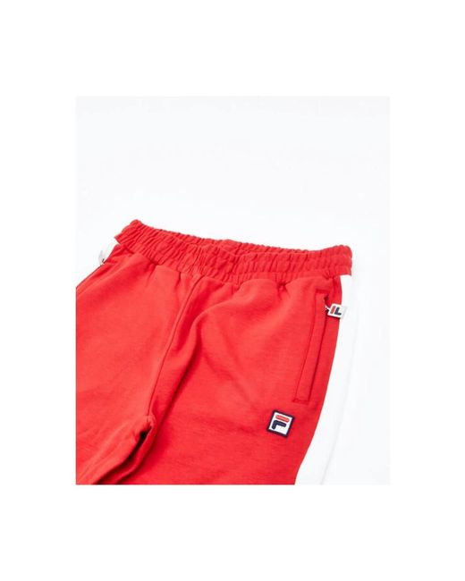 Trousers > sweatpants Fila pour homme en coloris Red