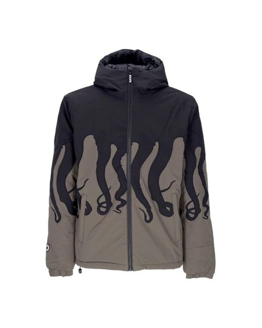 Light Jackets Octopus de hombre de color Gray