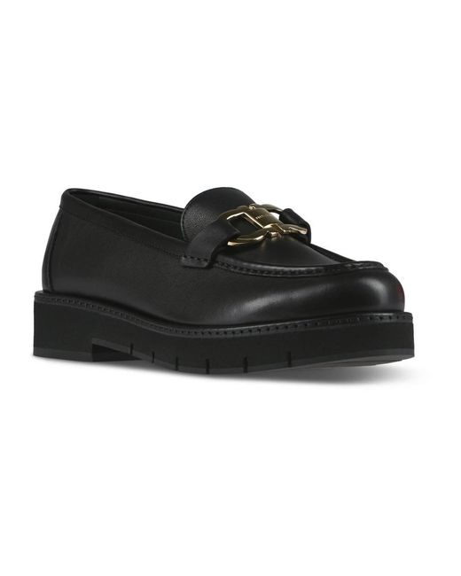 Ferragamo Black Loafers