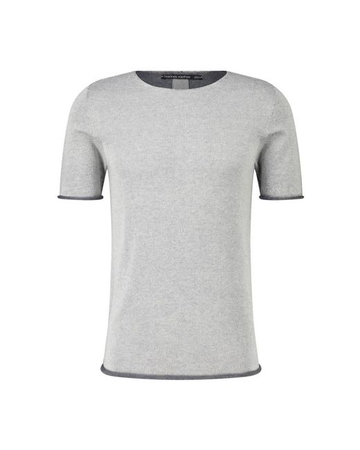 Hannes Roether Gray T-Shirts for men