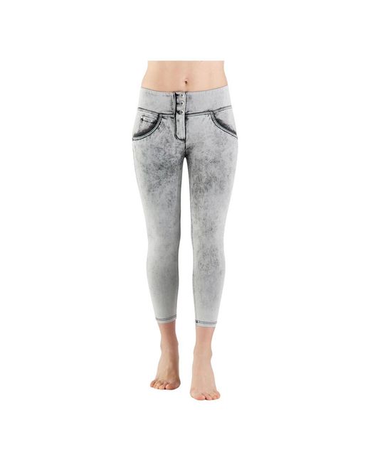 Freddy Jeans ,Grijs ,Katoen Wr.Up Push-Up Jeans in het Gray