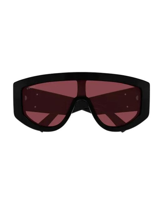 Gucci Mask Zonnebril in het Black