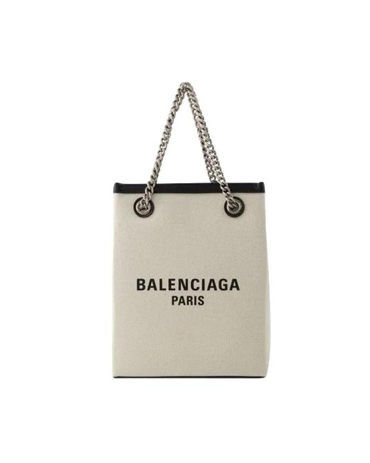 Balenciaga Natural Tote Bags