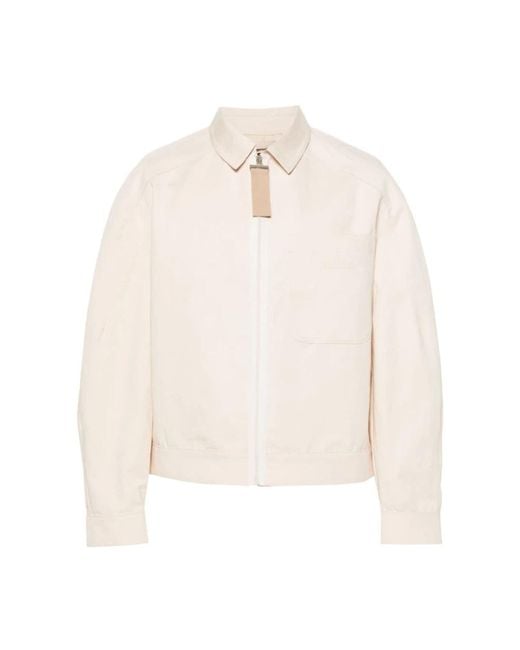 Jacquemus White Light Jackets for men