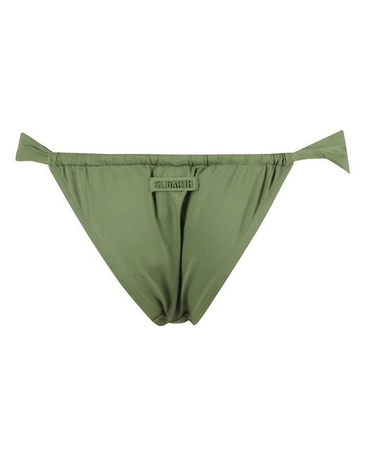 Mc2 Saint Barth Badmode ,Groen ,Verstelbare Braziliaanse Bikini Slip Groen Militair in het Green