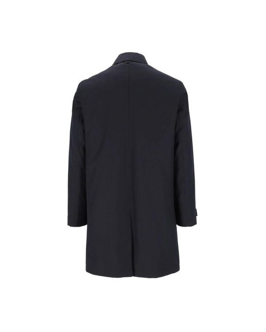 Corneliani Blue Single-Breasted Coats for men