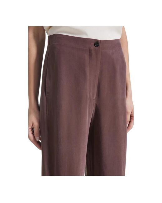 Seventy Purple Wide Trousers