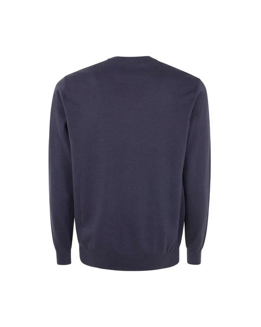 Aspesi Blue Round-Neck Knitwear for men