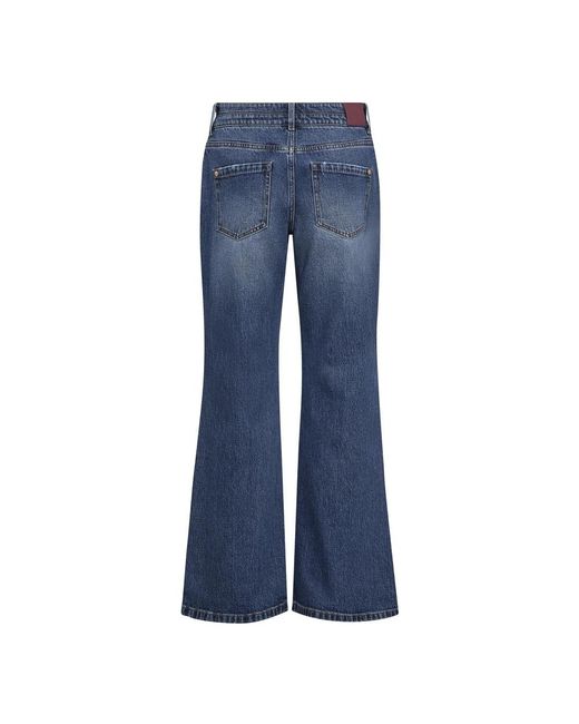 Mos Mosh Jeans ,Blauw ,Flared Jeans in het Blue