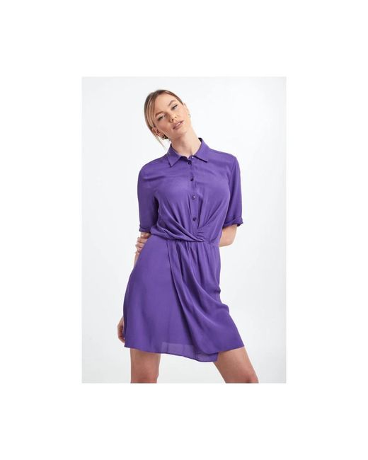 Patrizia Pepe Shirt dresses in Purple für Herren