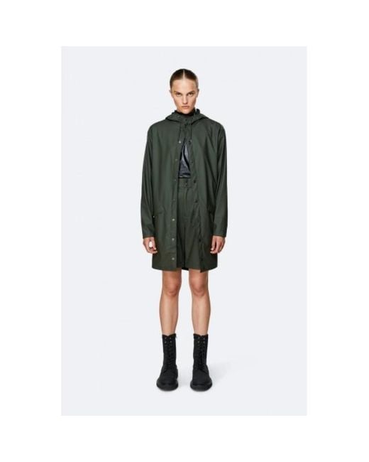 Rains Single-Breasted Coats in het Green
