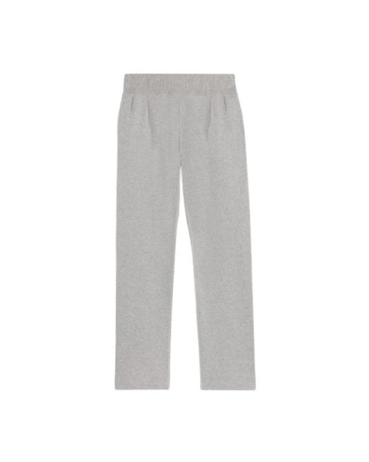 Mackintosh Gray Straight Trousers for men