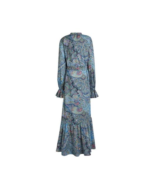 Etro Blue Maxi Dresses