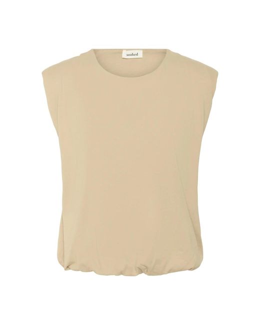 Sleeveless Tops Soaked In Luxury de color Natural