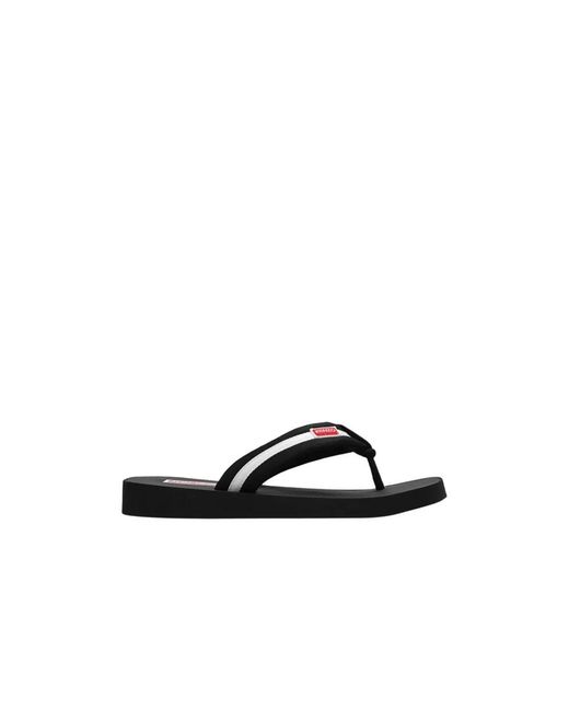 KENZO Schoenen ,Zwart ,Slide Sandaal Met Logo in het Black voor heren