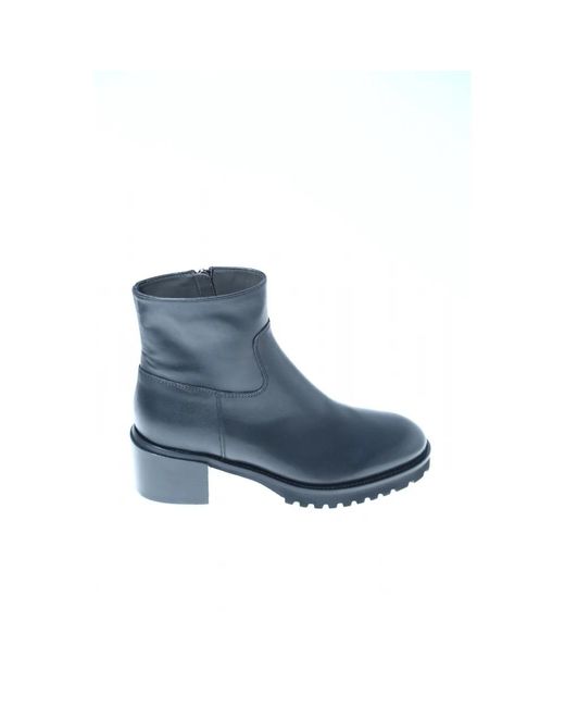 Triver Flight Blue Heeled Boots