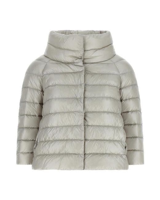 Herno Gray Sofia Mini Hood