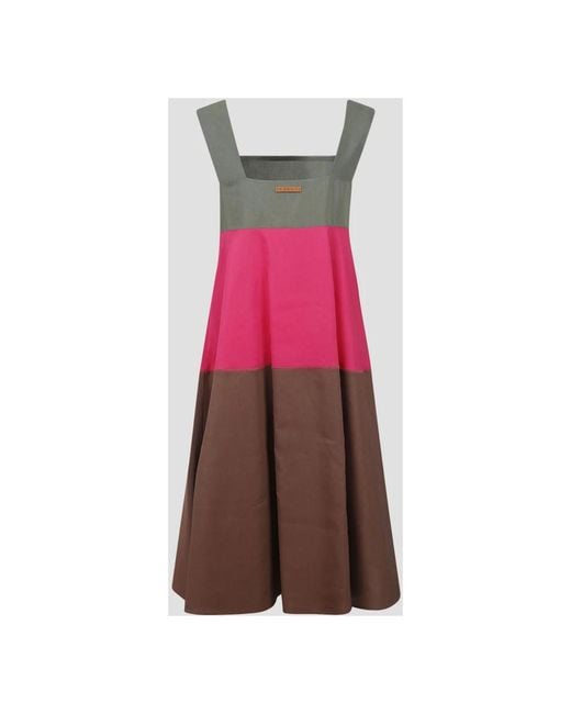Marni Brown Midi Dresses