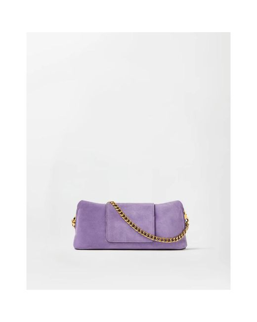 Versace Purple Shoulder Bags