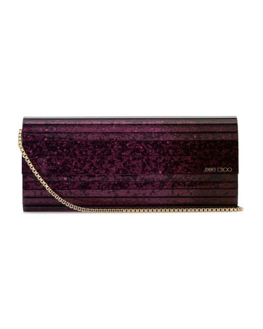 Jimmy Choo Purple Clutches