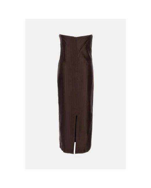 Loulou de Saison Brown Midi Dresses