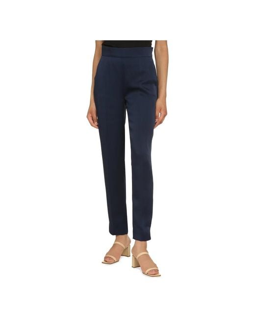 Max Mara Blue Slim-Fit Trousers