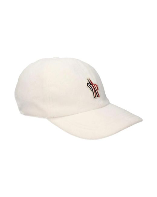 Moncler Polyester Baseball Cap in het White voor heren